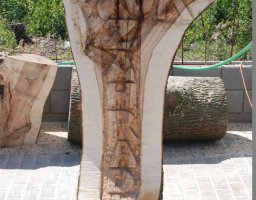 Dřevěné cedule a loga