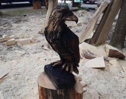 Dřevěné sochy zvířat